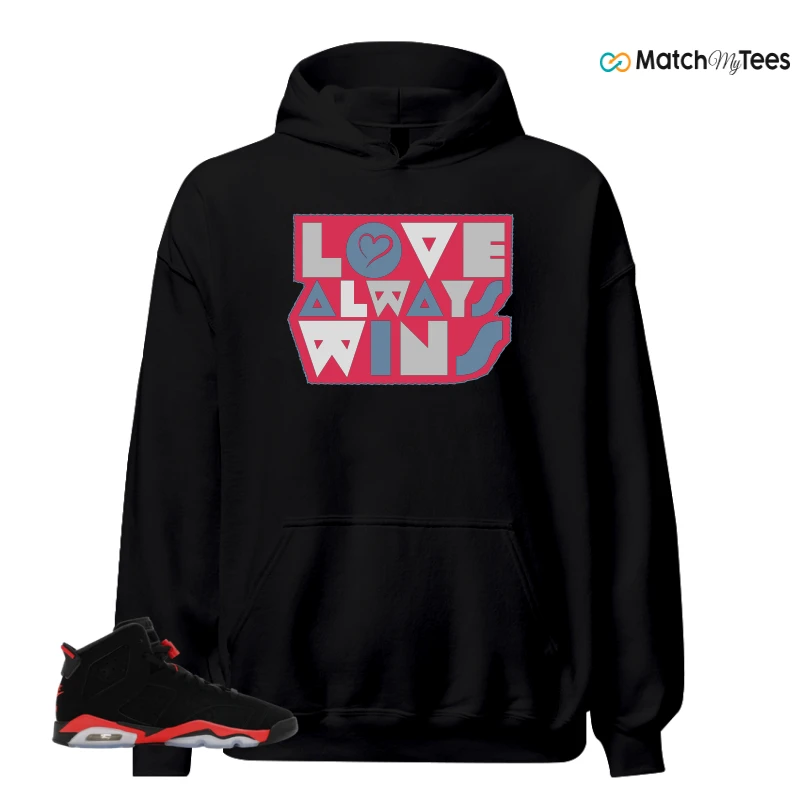 NIKE AIR JORDAN 6 REVERSE INFRARED SALESMAN SNEAKER Matching Tees hoodie