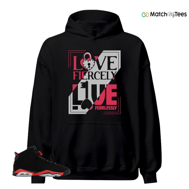 NIKE AIR JORDAN 6 REVERSE INFRARED SALESMAN SNEAKER Matching Tees hoodie