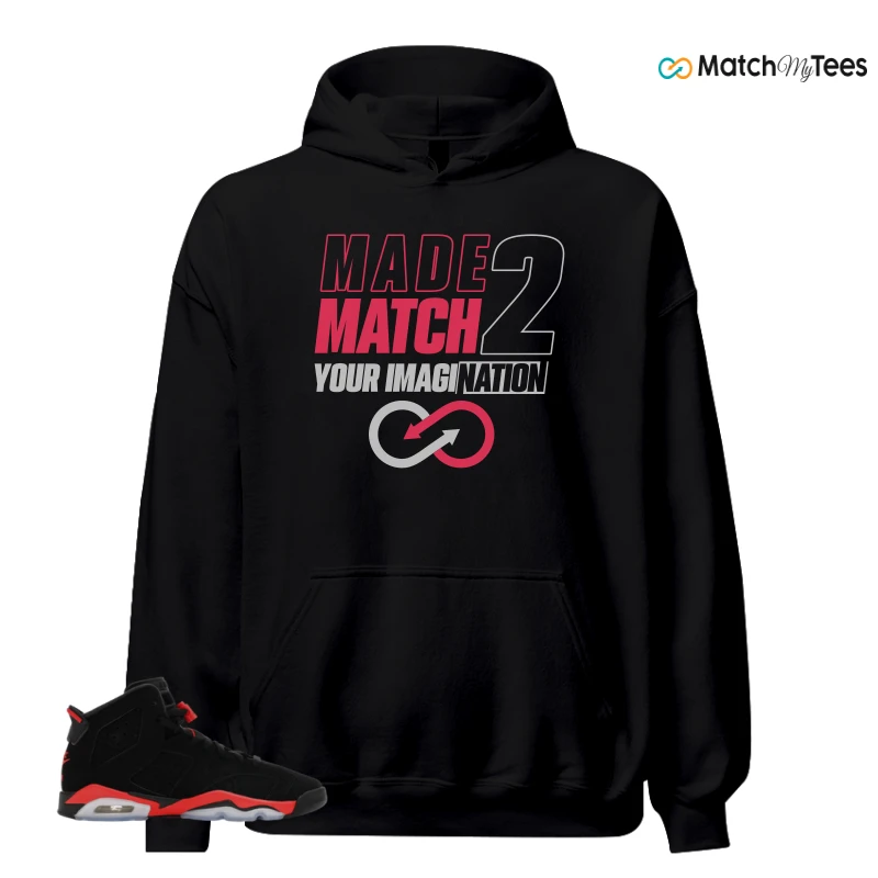 NIKE AIR JORDAN 6 REVERSE INFRARED SALESMAN SNEAKER Matching Tees hoodie