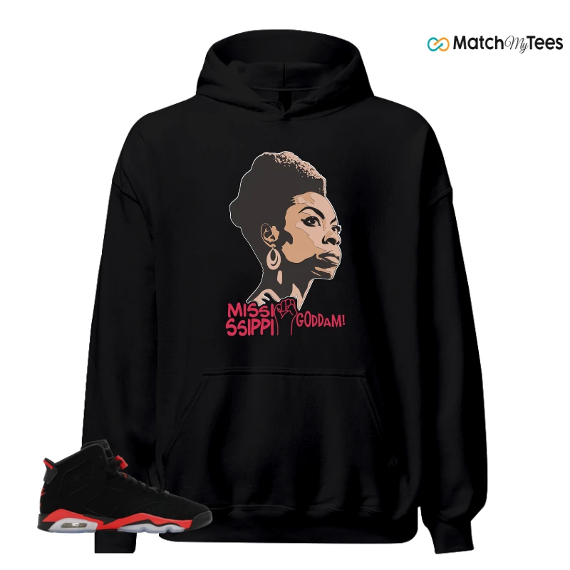 NIKE AIR JORDAN 6 REVERSE INFRARED SALESMAN SNEAKER Matching Tees hoodie
