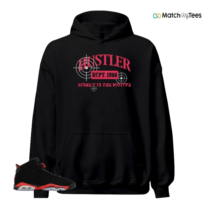 NIKE AIR JORDAN 6 REVERSE INFRARED SALESMAN SNEAKER Matching Tees hoodie