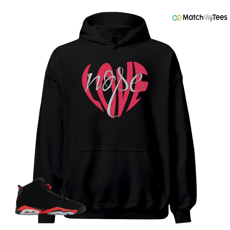 NIKE AIR JORDAN 6 REVERSE INFRARED SALESMAN SNEAKER Matching Tees hoodie