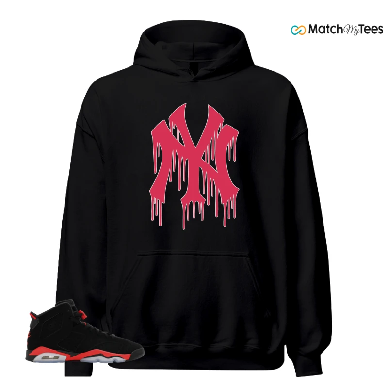 NIKE AIR JORDAN 6 REVERSE INFRARED SALESMAN SNEAKER Matching Tees hoodie