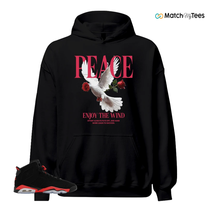 NIKE AIR JORDAN 6 REVERSE INFRARED SALESMAN SNEAKER Matching Tees hoodie