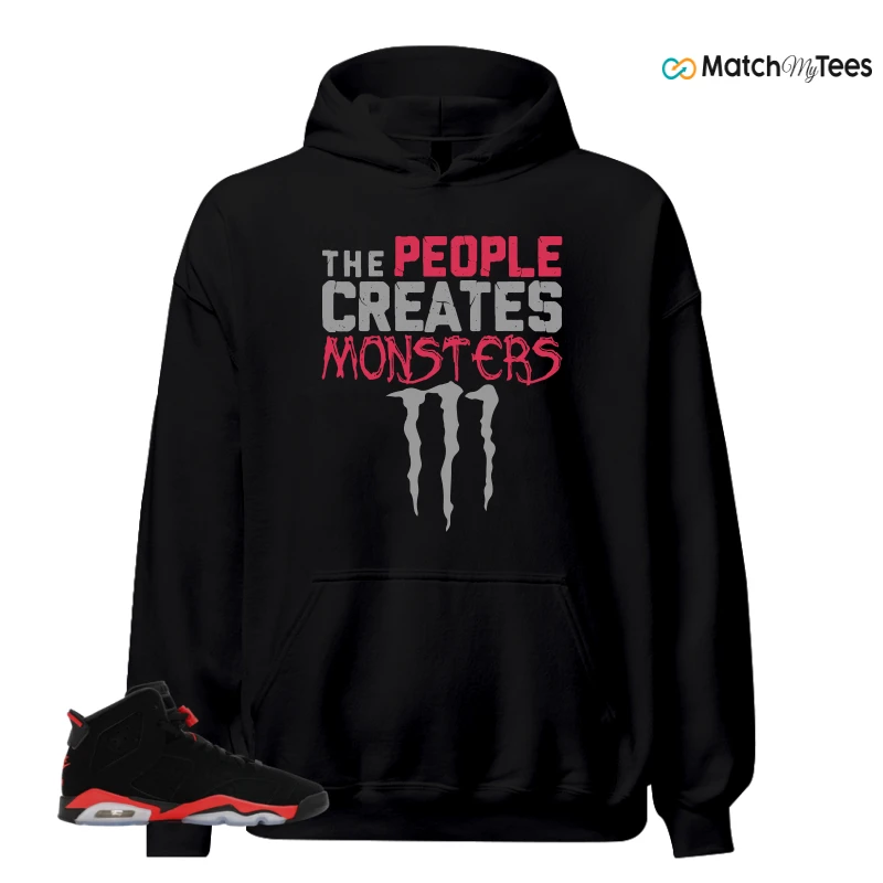 NIKE AIR JORDAN 6 REVERSE INFRARED SALESMAN SNEAKER Matching Tees hoodie