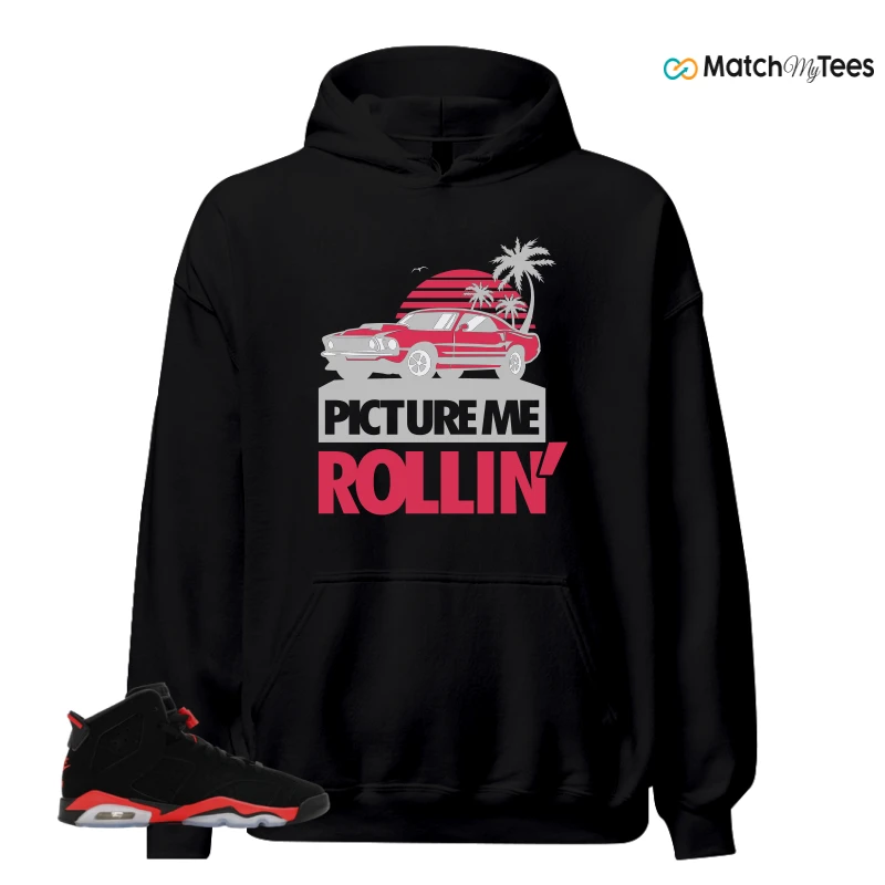NIKE AIR JORDAN 6 REVERSE INFRARED SALESMAN SNEAKER Matching Tees hoodie