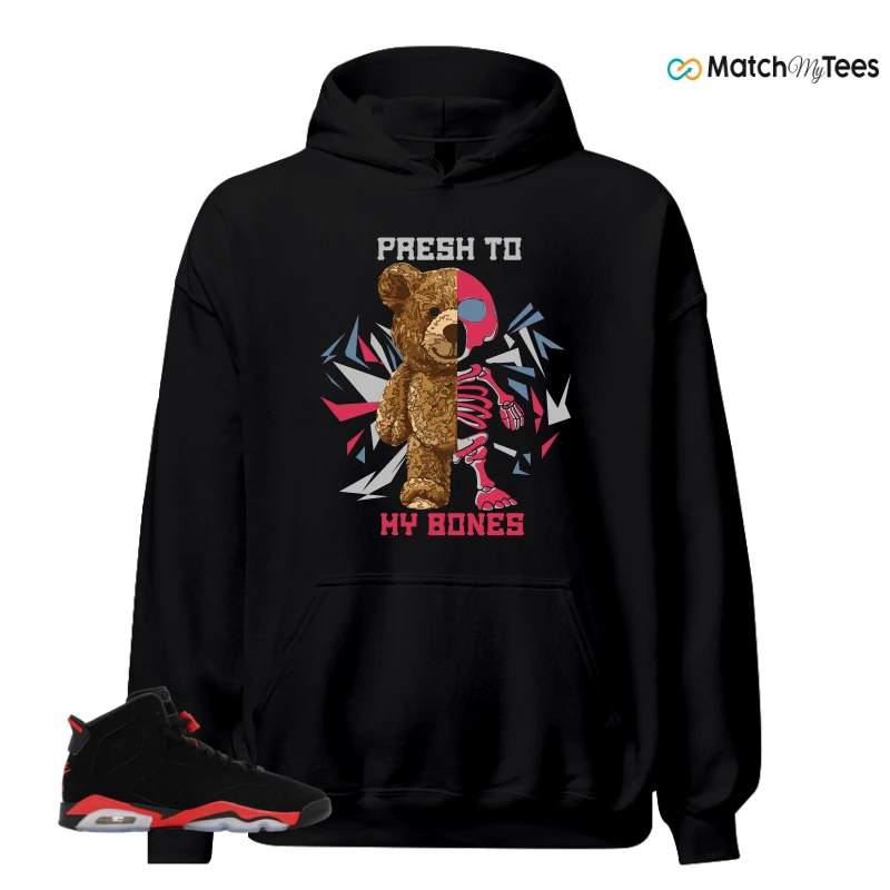 NIKE AIR JORDAN 6 REVERSE INFRARED SALESMAN SNEAKER Matching Tees hoodie