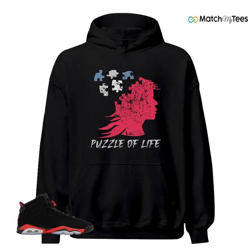 NIKE AIR JORDAN 6 REVERSE INFRARED SALESMAN SNEAKER Matching Tees hoodie