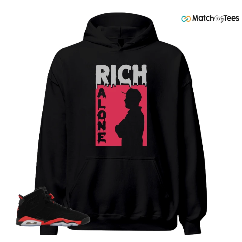 NIKE AIR JORDAN 6 REVERSE INFRARED SALESMAN SNEAKER Matching Tees hoodie