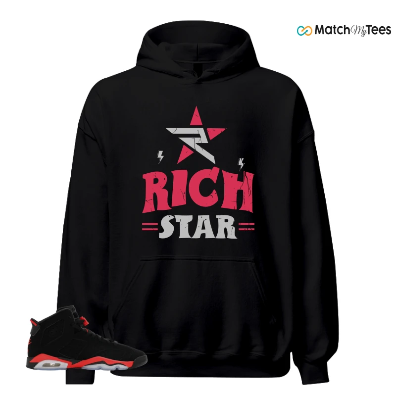 NIKE AIR JORDAN 6 REVERSE INFRARED SALESMAN SNEAKER Matching Tees hoodie