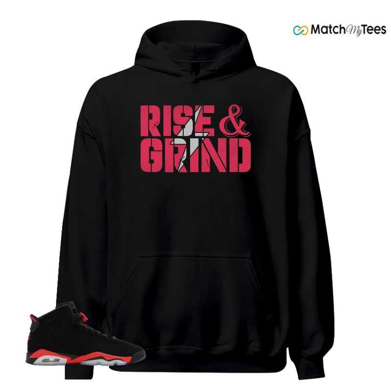 NIKE AIR JORDAN 6 REVERSE INFRARED SALESMAN SNEAKER Matching Tees hoodie