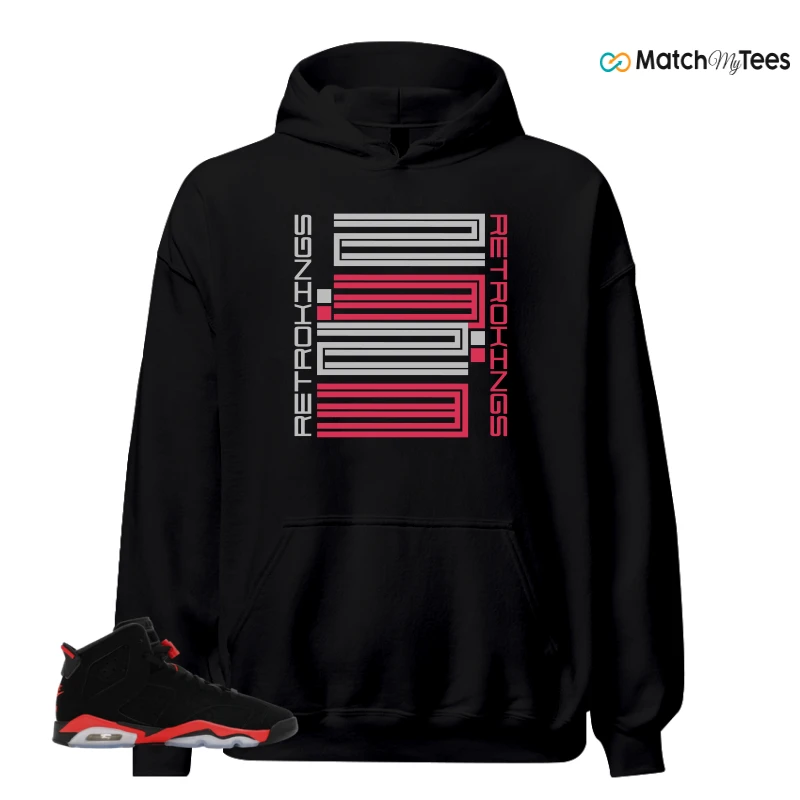 NIKE AIR JORDAN 6 REVERSE INFRARED SALESMAN SNEAKER Matching Tees hoodie