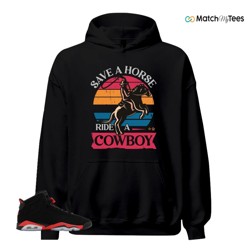 NIKE AIR JORDAN 6 REVERSE INFRARED SALESMAN SNEAKER Matching Tees hoodie
