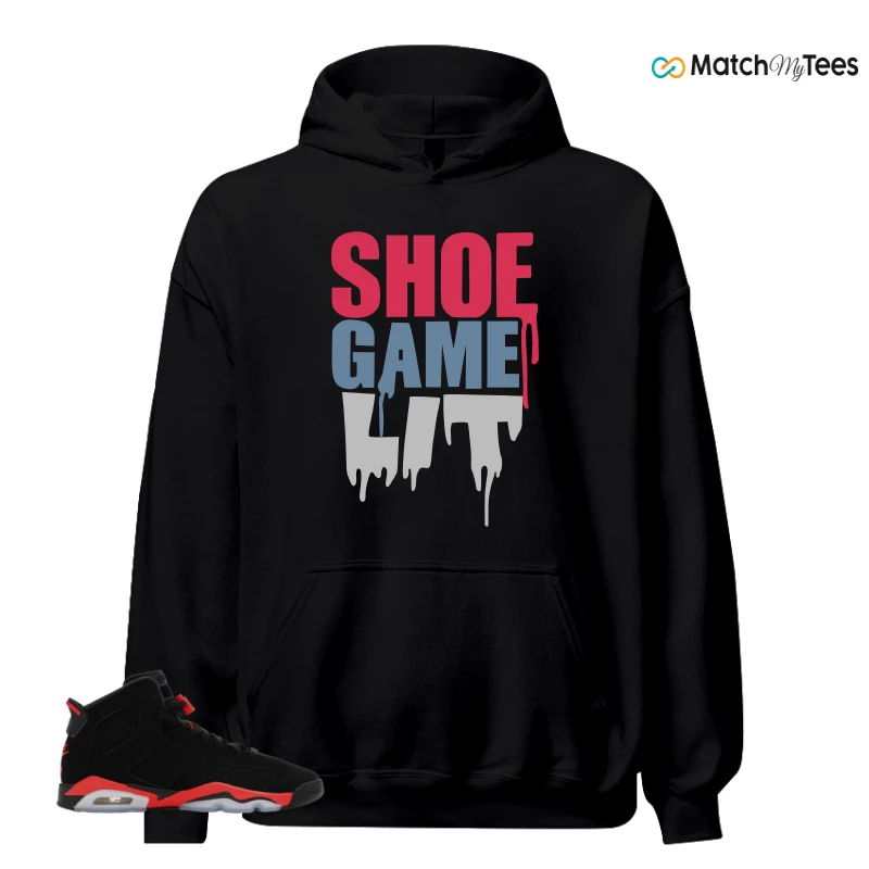NIKE AIR JORDAN 6 REVERSE INFRARED SALESMAN SNEAKER Matching Tees hoodie