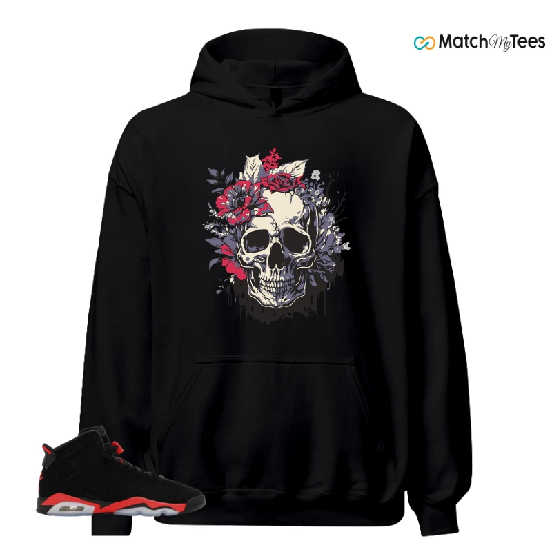 NIKE AIR JORDAN 6 REVERSE INFRARED SALESMAN SNEAKER Matching Tees hoodie