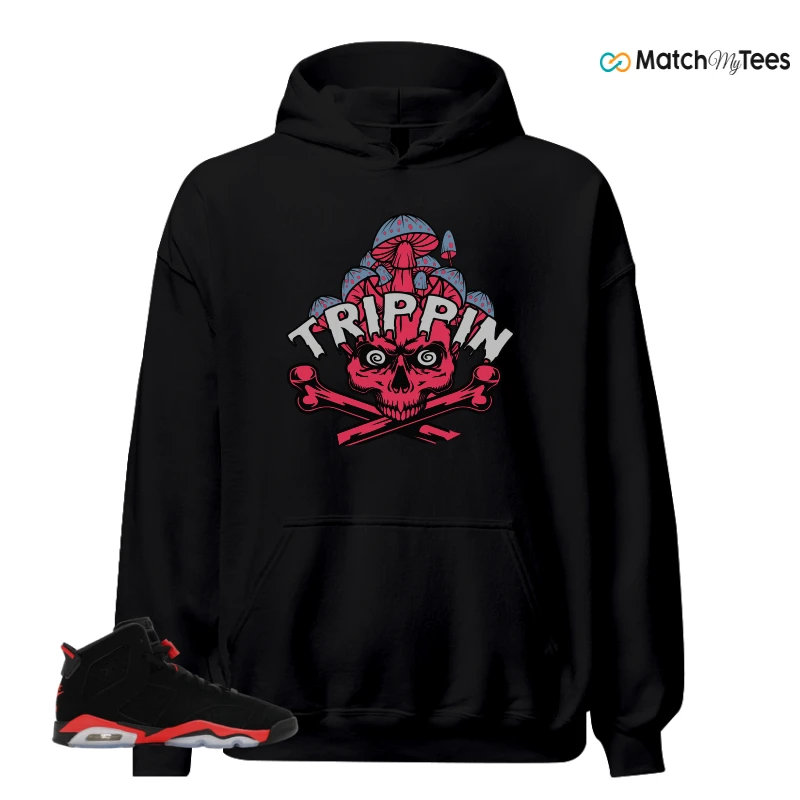 NIKE AIR JORDAN 6 REVERSE INFRARED SALESMAN SNEAKER Matching Tees hoodie