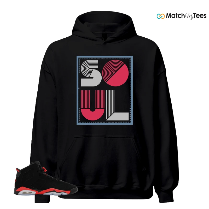 NIKE AIR JORDAN 6 REVERSE INFRARED SALESMAN SNEAKER Matching Tees hoodie