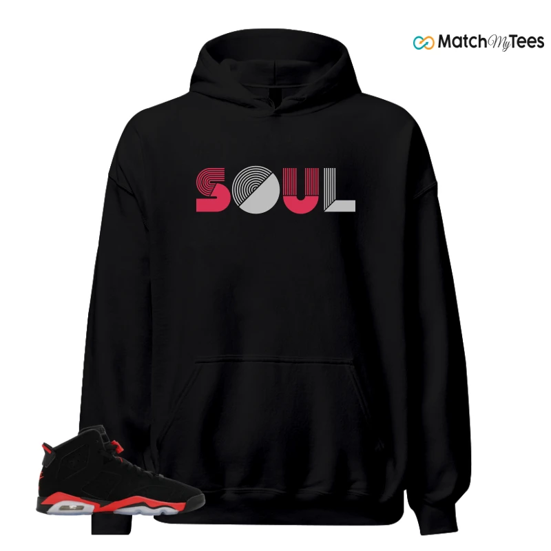 NIKE AIR JORDAN 6 REVERSE INFRARED SALESMAN SNEAKER Matching Tees hoodie