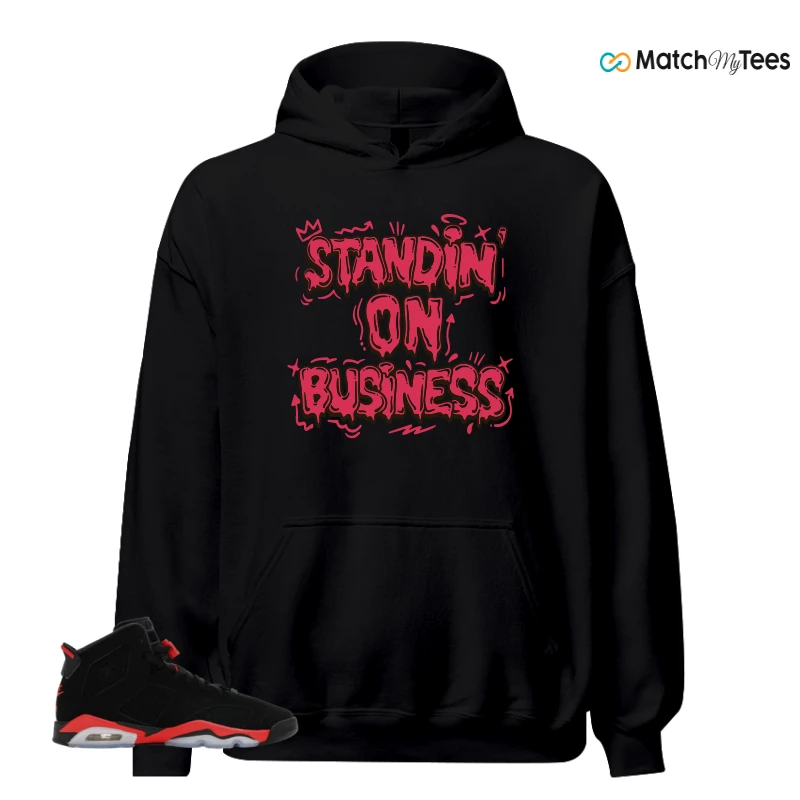 NIKE AIR JORDAN 6 REVERSE INFRARED SALESMAN SNEAKER Matching Tees hoodie