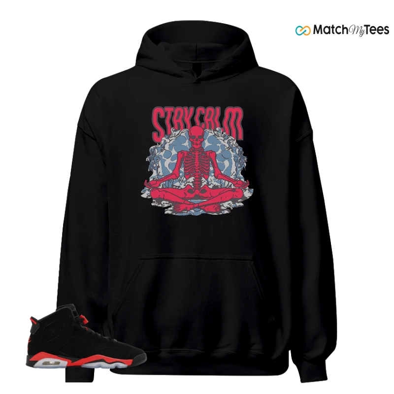 NIKE AIR JORDAN 6 REVERSE INFRARED SALESMAN SNEAKER Matching Tees hoodie