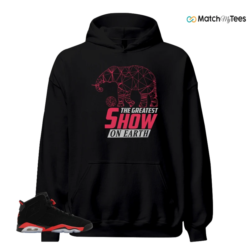NIKE AIR JORDAN 6 REVERSE INFRARED SALESMAN SNEAKER Matching Tees hoodie