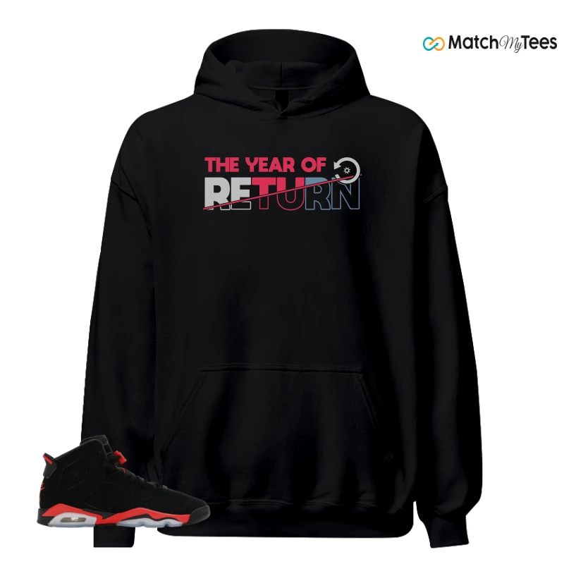 NIKE AIR JORDAN 6 REVERSE INFRARED SALESMAN SNEAKER Matching Tees hoodie