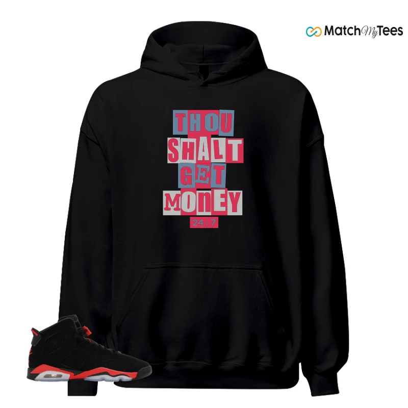 NIKE AIR JORDAN 6 REVERSE INFRARED SALESMAN SNEAKER Matching Tees hoodie