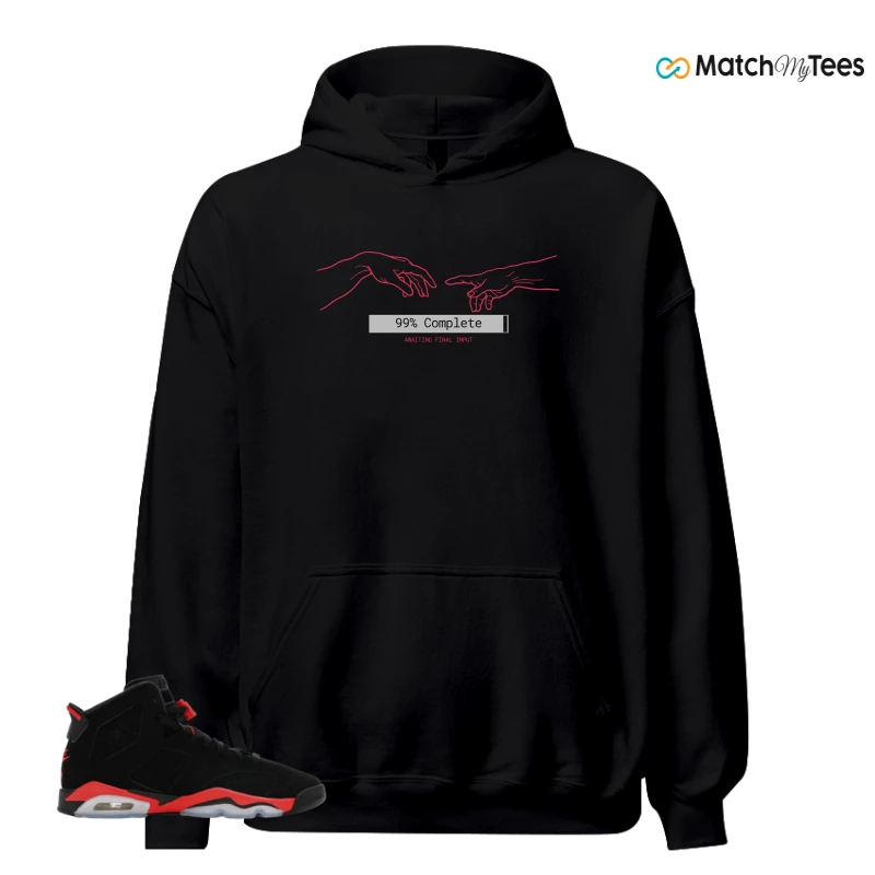 NIKE AIR JORDAN 6 REVERSE INFRARED SALESMAN SNEAKER Matching Tees hoodie
