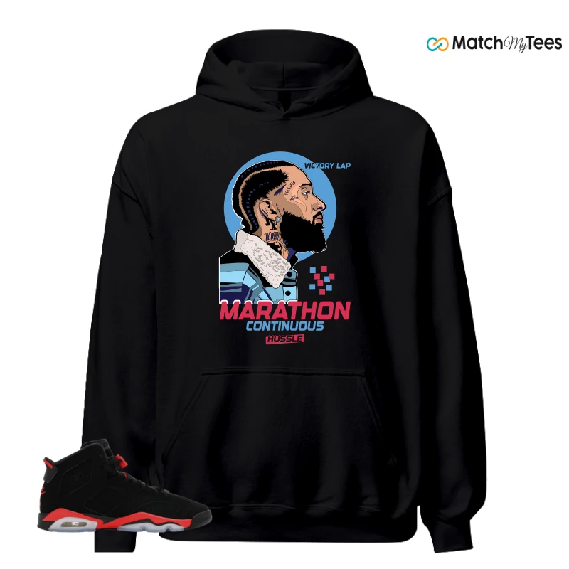 NIKE AIR JORDAN 6 REVERSE INFRARED SALESMAN SNEAKER Matching Tees hoodie