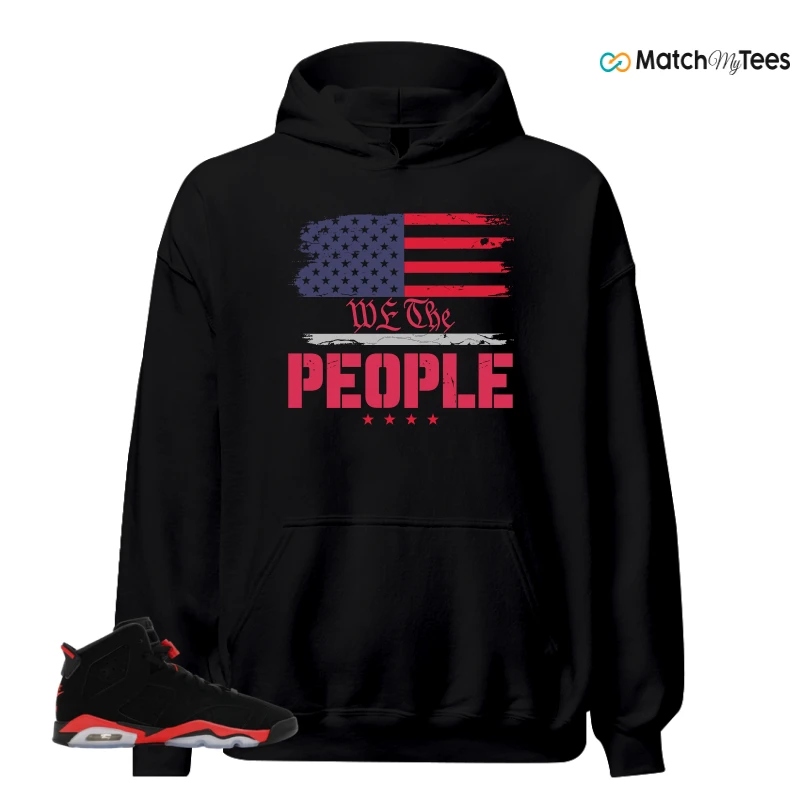 NIKE AIR JORDAN 6 REVERSE INFRARED SALESMAN SNEAKER Matching Tees hoodie
