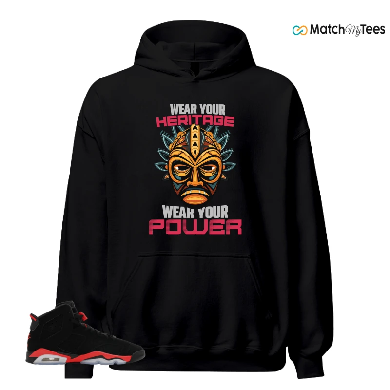 NIKE AIR JORDAN 6 REVERSE INFRARED SALESMAN SNEAKER Matching Tees hoodie