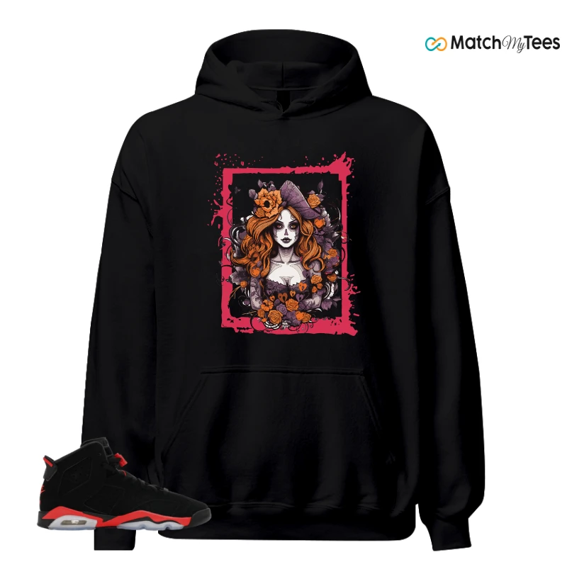NIKE AIR JORDAN 6 REVERSE INFRARED SALESMAN SNEAKER Matching Tees hoodie