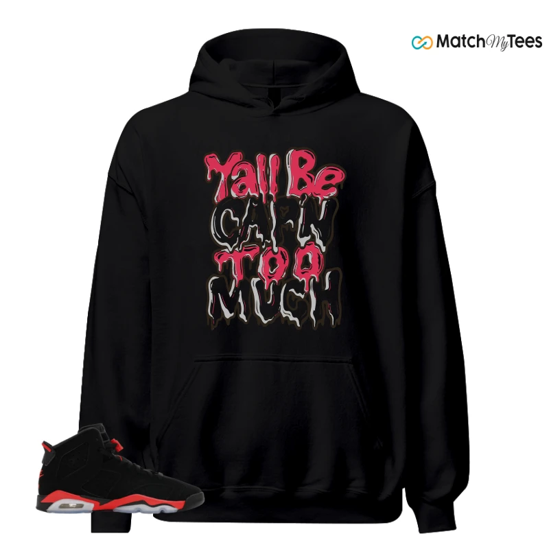 NIKE AIR JORDAN 6 REVERSE INFRARED SALESMAN SNEAKER Matching Tees hoodie