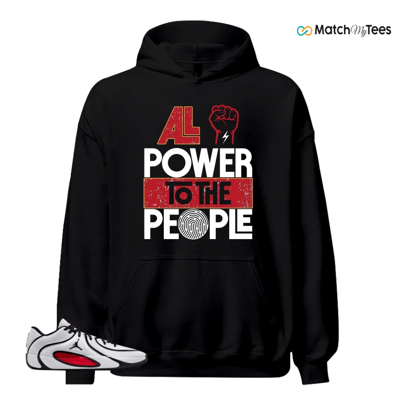 NIKE AIR JORDAN TATUM 4 WHITE UNIVERSITY RED SNEAKER Matching Tees hoodie