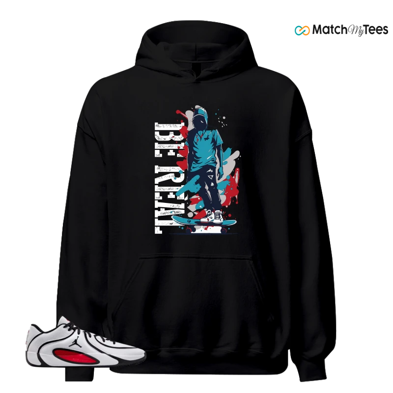 NIKE AIR JORDAN TATUM 4 WHITE UNIVERSITY RED SNEAKER Matching Tees hoodie