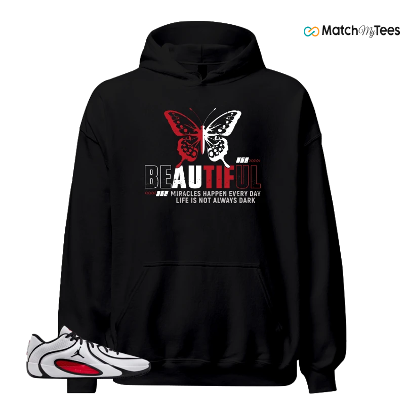NIKE AIR JORDAN TATUM 4 WHITE UNIVERSITY RED SNEAKER Matching Tees hoodie