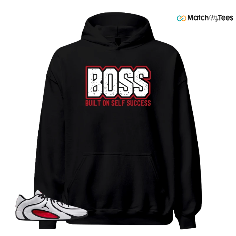 NIKE AIR JORDAN TATUM 4 WHITE UNIVERSITY RED SNEAKER Matching Tees hoodie