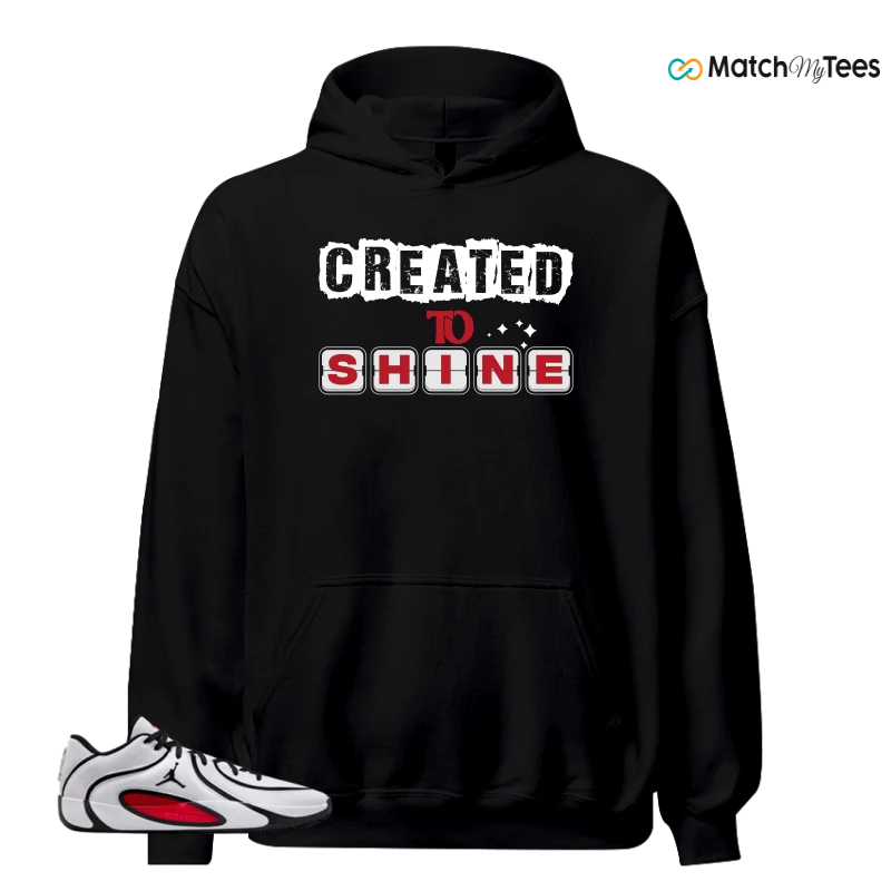 NIKE AIR JORDAN TATUM 4 WHITE UNIVERSITY RED SNEAKER Matching Tees hoodie