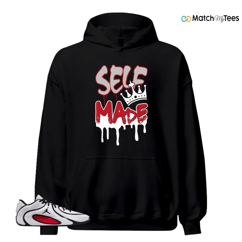 NIKE AIR JORDAN TATUM 4 WHITE UNIVERSITY RED SNEAKER Matching Tees hoodie