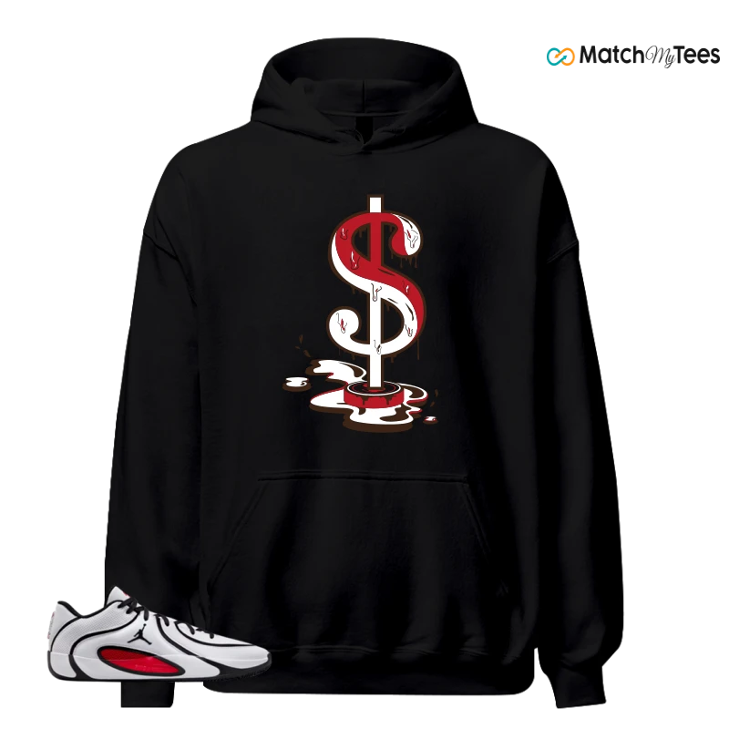 NIKE AIR JORDAN TATUM 4 WHITE UNIVERSITY RED SNEAKER Matching Tees hoodie