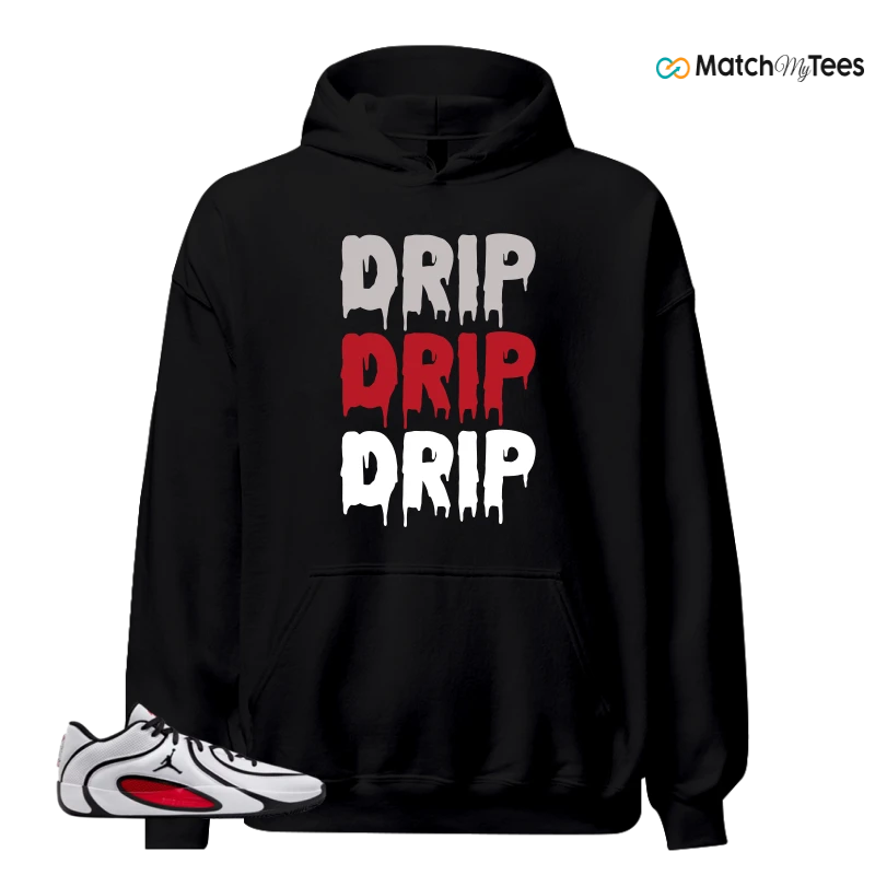 NIKE AIR JORDAN TATUM 4 WHITE UNIVERSITY RED SNEAKER Matching Tees hoodie