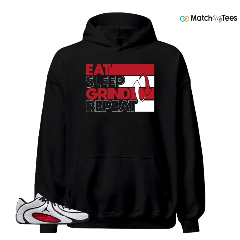NIKE AIR JORDAN TATUM 4 WHITE UNIVERSITY RED SNEAKER Matching Tees hoodie