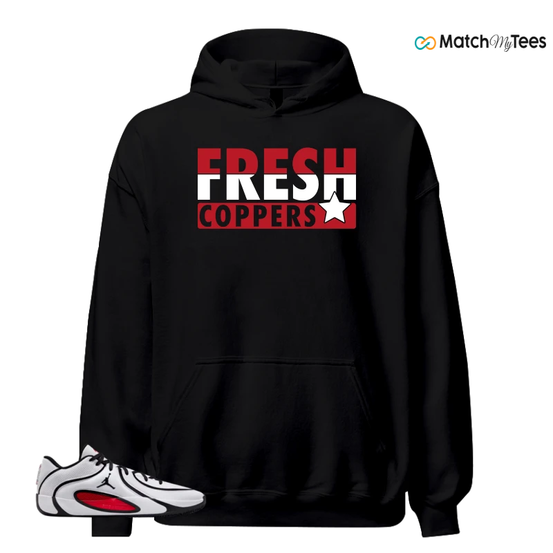 NIKE AIR JORDAN TATUM 4 WHITE UNIVERSITY RED SNEAKER Matching Tees hoodie
