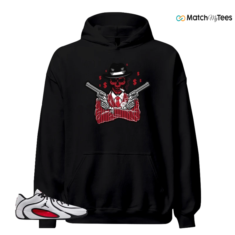 NIKE AIR JORDAN TATUM 4 WHITE UNIVERSITY RED SNEAKER Matching Tees hoodie