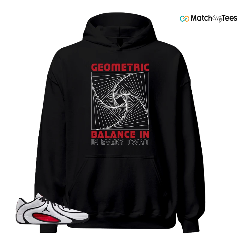 NIKE AIR JORDAN TATUM 4 WHITE UNIVERSITY RED SNEAKER Matching Tees hoodie