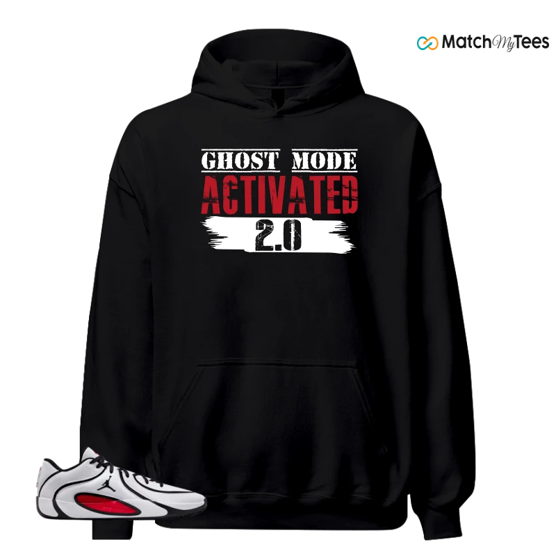 NIKE AIR JORDAN TATUM 4 WHITE UNIVERSITY RED SNEAKER Matching Tees hoodie