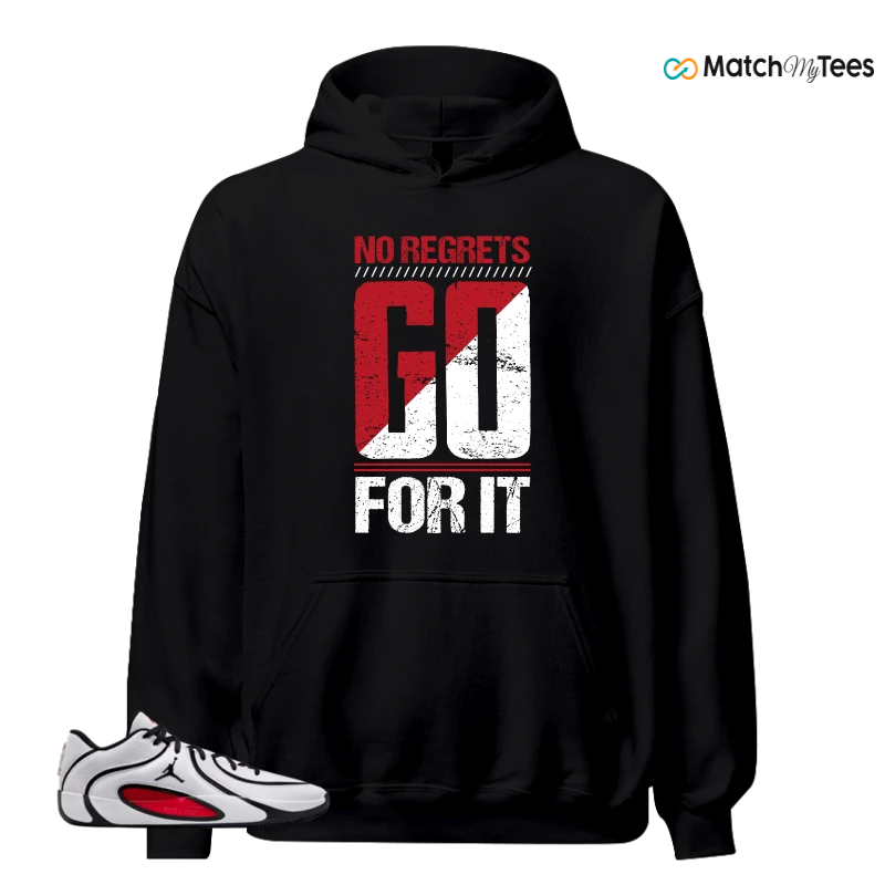 NIKE AIR JORDAN TATUM 4 WHITE UNIVERSITY RED SNEAKER Matching Tees hoodie