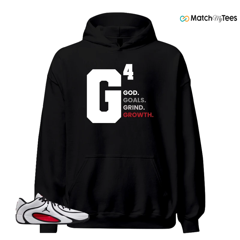 NIKE AIR JORDAN TATUM 4 WHITE UNIVERSITY RED SNEAKER Matching Tees hoodie