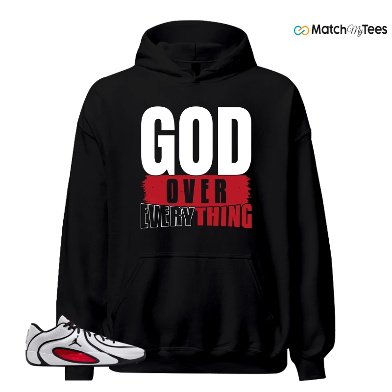 NIKE AIR JORDAN TATUM 4 WHITE UNIVERSITY RED SNEAKER Matching Tees hoodie