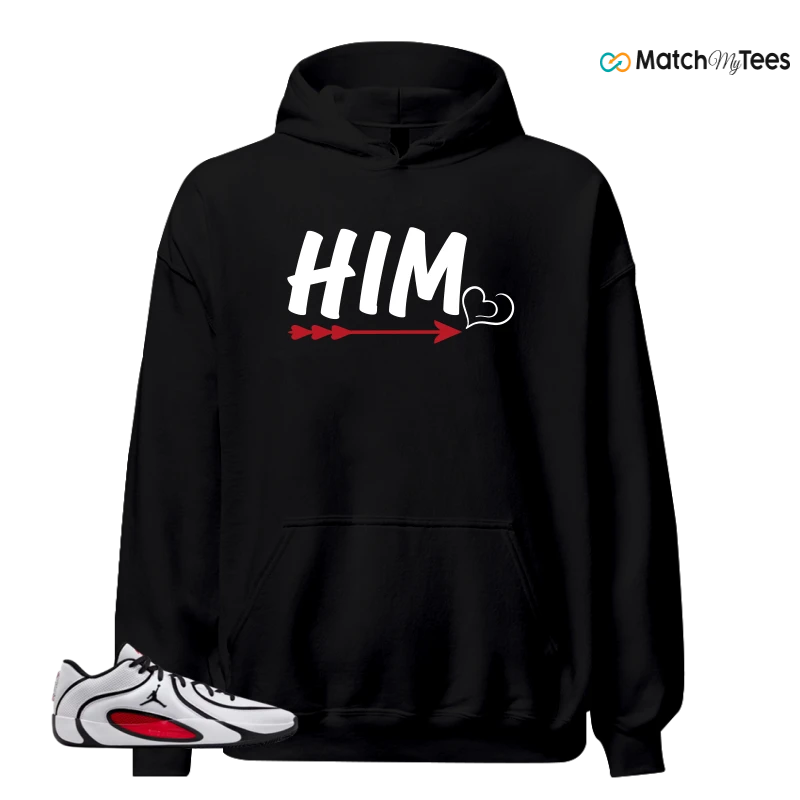 NIKE AIR JORDAN TATUM 4 WHITE UNIVERSITY RED SNEAKER Matching Tees hoodie